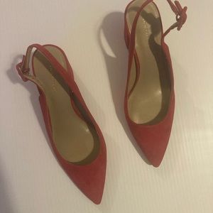 Red Ann Taylor heels 6M